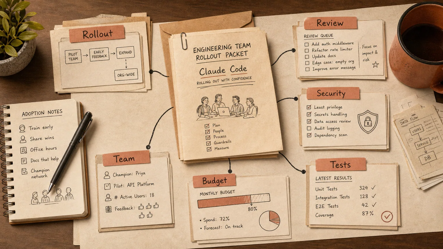Claude Code for engineering teams: access control, secret policy, CLAUDE.md, and effect metrics