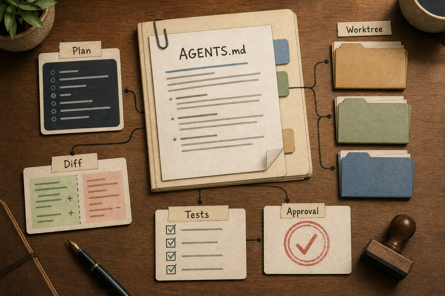 OpenAI Codex CLI in a terminal showing a task plan, a code diff, and an approval prompt