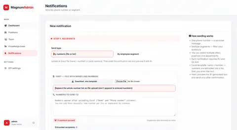 Magnum notifications
